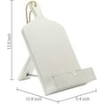 thumbnail image 2 of Cutting Board White Wood Cookbook Stand, MyGift Vintage Counter Top Kitchen Recipe Holder, 2 of 7