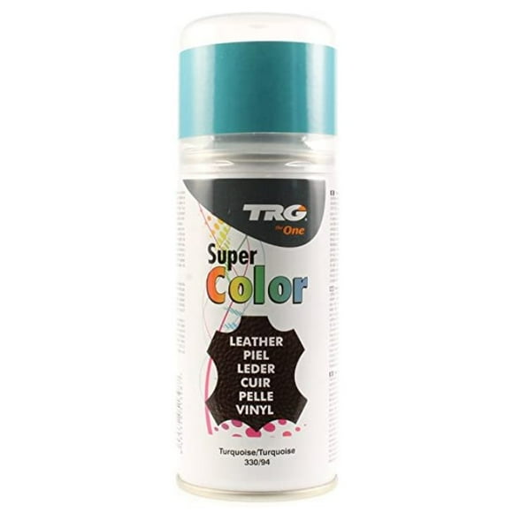 TRG Turquoise 330 Super color spray dye - best spray paint to renew or change the color of leather and synthetic leather