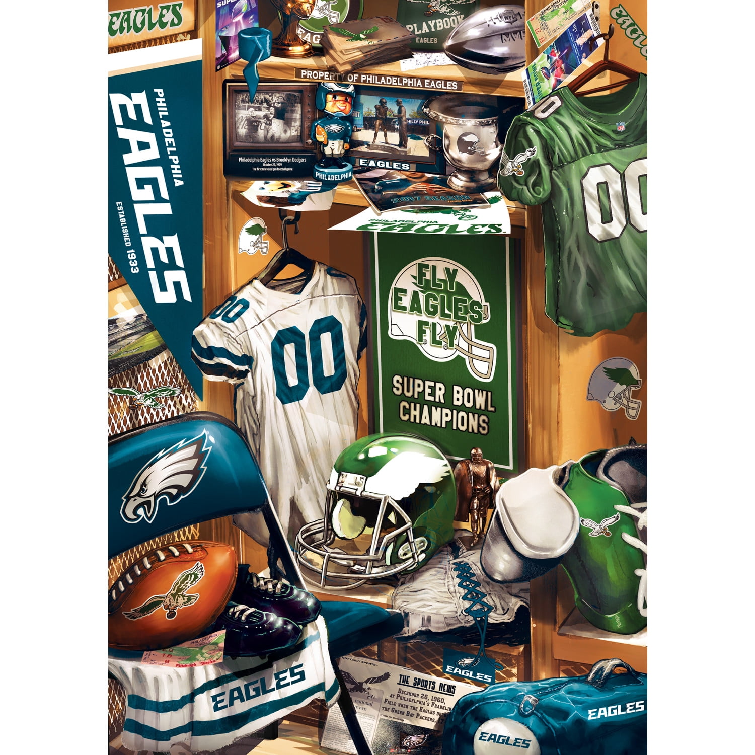 MasterPieces Adult Sports Puzzle - 500 Piece Philadelphia Eagles