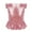 Pink, variant on Alvivi Kids Girls Sequins Ruffled Sleeves Tee Shirt Peplum Crop Tops Mermaid Birthday Dress up Gold 4
