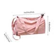thumbnail image 3 of EARKITY Nylon Gym Bag With Shoe Compartment Large Capacity Duffle Bag For Sports Travel And Daily Use, 3 of 6