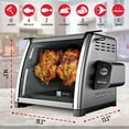 thumbnail image 3 of Ronco Showtime Modern Edition Large Capacity Rotisserie & BBQ Oven, Includes Multipurpose Basket, Simple Switch Controls, Silicone Door Tie, Self-Basting, Auto Shutoff, 3 of 5