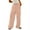 Pink, variant on UYISJ Women's Palazzo Pants Striped Printing Wide Leg Trousers High Waist Casual Comfy Loose Fit Pants with Pockets Green L