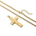 thumbnail image 4 of APSVO Gold Plated Soccer Themed Cross Necklace for Men Boys Stuff Accessories Pendant Chain Christian Religious Birthday Jewelry Gifts Ideas Teen Kids Son Dad Team Game Day Sports Athlete Age, 4 of 6