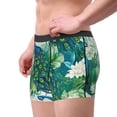 thumbnail image 2 of Honeii Peacock And Flowers Men's Underwear Boxer Briefs Pack, ComfortSoft Boxer Brief for Men, Moisture-Wicking Breathable-Large, 2 of 5