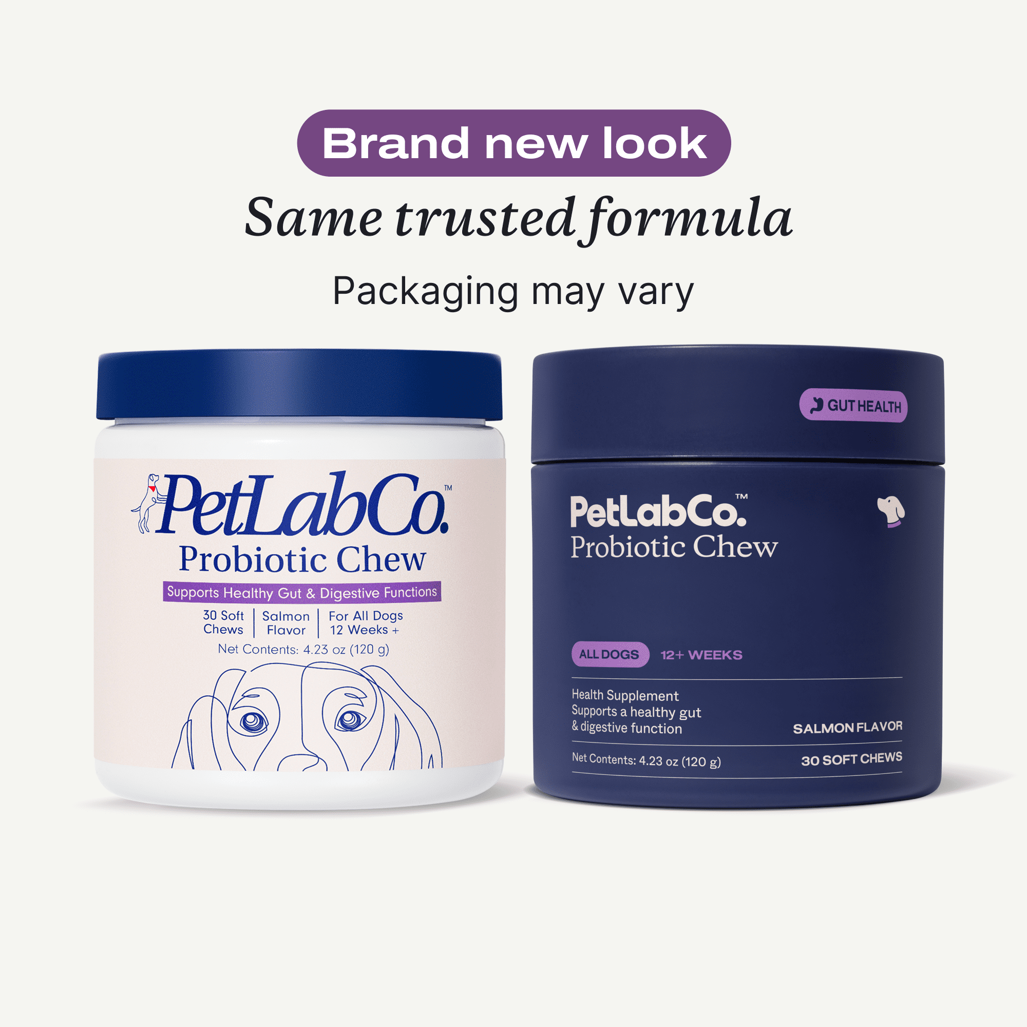 PetLab Co. Probiotics for Dogs, Clinically Tested Support for Gut Health, Diarrhea, Digestive Health & Seasonal Allergies - Salmon Flavor