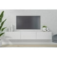 thumbnail image 2 of Ozge Floating Tv Stand for Tvs up to 85" Diana Floating Tv Up to 85" Wall Mounted Media Router DVD Shelf, for One/PS4/DVD Players/Game Console, 2 of 5