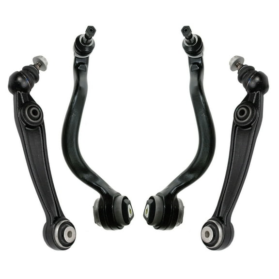 TRQ Front Lower Control Arm Ball Joint Assembly LH RH 4pc Kit Set for BMW X5 X6 PSA31038