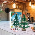 thumbnail image 5 of 2024 Advent Calendar Wooden Christmas Countdown Set with 36 Ornaments for Festive Decorations and Holiday, 5 of 5