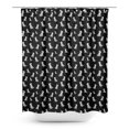 thumbnail image 1 of S4Sassy Black Dalmatian Dog Printed Bathroom Curtain Waterproof Shower Drapes-60 x 70 Inch, 1 of 6