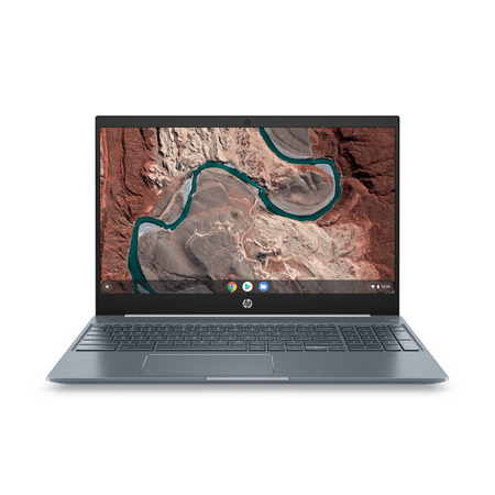 HP Chromebook 15.6" Full HD Touchscreen, Intel Core i3-8130U, 4GB SDRAM, 128GB eMMC, Audio by B&O, Ceramic White/Cloud Blue, Backlit Keyboard, 15-de0518wm