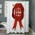thumbnail image 3 of CafePress - A Product Of Utah - Unique Fabric Shower Curtain 70" x 72", 3 of 3