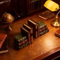 thumbnail image 5 of Virelaxpo Bookend Organizer Set - Wooden Fake Book Decor for Shelf, Vintage Style Simulation Book Box, Creative Storage Solution for Home Office, 5 of 6