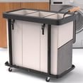 thumbnail image 1 of Clasificador de ropa Kunlabori, 230 L (60 galones), extra grande con tapa, blanco, 1 of 6