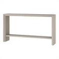thumbnail image 3 of Evelyn&Zoe Modern Farmhouse 55" Wide Alder White Console Table, 3 of 5