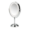thumbnail image 2 of Conair Double Sided LED Lighted Mirror, 1x/7x Magnification, Polished Chrome, 2 of 2