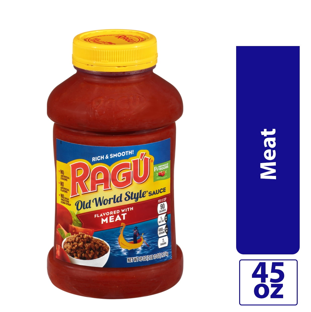 Ragú Old World Style® Traditional Meat Pasta Sauce, 45 oz. Walmart