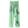 thumbnail image 6 of SOOMLON Women Pajama Pants Long Winter Soft Cute Graphic Pajama Bottoms Adult Petite Warm Winter Lounge Sleepwear Sleep Pants Stretchy Comfy Straight Leg Pants Night Clothes Colorful XL, 6 of 6