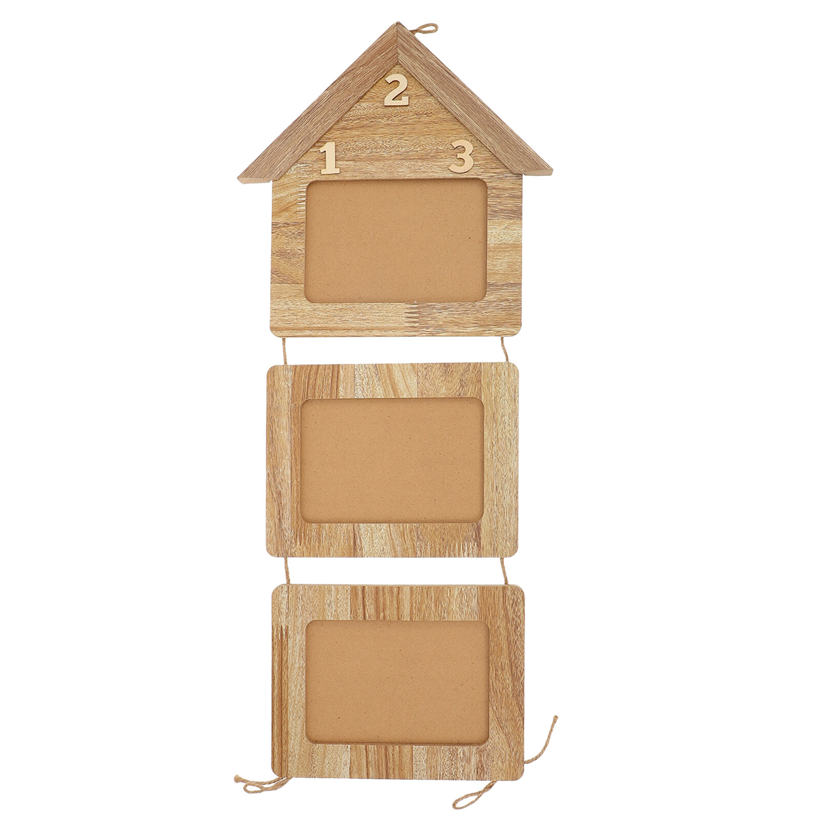 Photo frame House Shaped Photo Frame Creative Conjoined Photo Frame Wooden Photo Frame