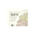 thumbnail image 3 of Historic Map - Sarthe Department France - Migeon 1869 - 23 x 27.01 - Vintage Wall Art, 3 of 5