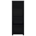 thumbnail image 3 of Bibliothèque Tour Multimédia Janice - 3 Tablettes - 1 Armoire de Rangement - Fini Noir, 3 of 6