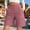 A1 Watermelon Red, variant on Summer Jorts for Women Gauze Shorts with Pockets Beach Vacation Shorts Pockets Elastic Waist Hiking Short High Waisted Wide Leg Shorts with Pockets Summer Linen Shorts Green L