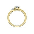 thumbnail image 2 of 0.70 Carat Brilliant Pear Cut Natural Diamond Elegant Solitaire Wedding Ring for her in Solid 14K Yellow Gold Size 9.5, 2 of 8