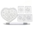 thumbnail image 5 of Silicone Nail Molds 3D Flower Dolphin Turtle Shell Butterfly 3D Flower Mold for Nails Reusable Nail Charm Molds for Gel & Acrylic with Carving Pen Multiple DIY Nail Molds for Art Design Salon Home, 5 of 5
