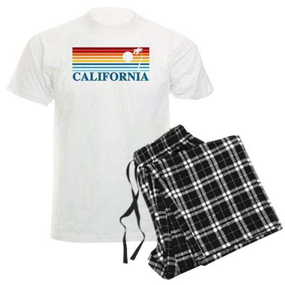 CafePress - California Men's Light Pajamas - Men's Light Loose Fit Cotton Pajama Set