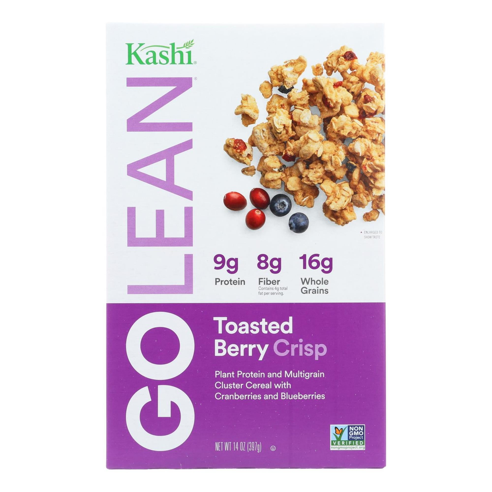 Kashi Go Lean Toasted Berry Crisp Cereal, 14 Oz, 12 Ct