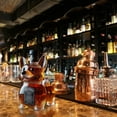 thumbnail image 4 of Glass&Bottle Corgi Whiskey Bottle Decorative Wine Bottle Rack Purpose Beverage Container And Unique Bar Decoration. Corgi bottle, 4 of 7