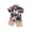 Black, variant on Boys Printed Lapel Shirt Suit Spring Summer Autumn Short Sleeve Shorts Two Piece Suit Sweater Track Suit