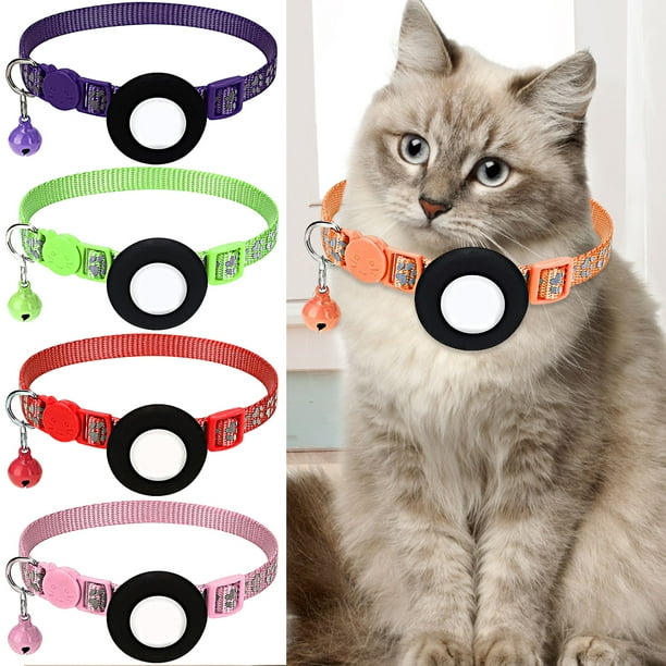 Cheers US Airtag Cat Collar, Reflective Collar Designed for Airtag