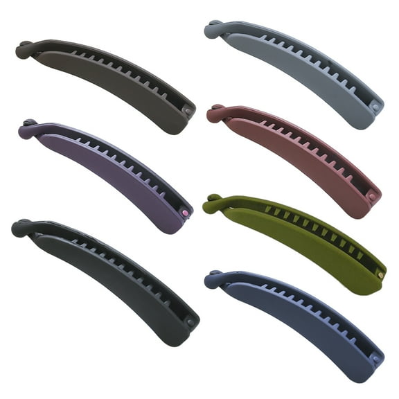 7 Pcs Banana Hairpins Clips for Women Girls Heavy Duty Thick Accessories Curls Haarspange Fork Miss