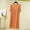 Orange, variant on Royisotas Womens Nightgowns Short Sleeve Casual Plus Size Pajamas Pleated Crew Neck Cotton Comfortable Sleepwear for Juniors Solid Color