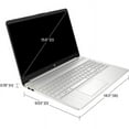 thumbnail image 2 of HP 15.6" HD Display Laptop, AMD Ryzen 3 5300U (4 cores), 16GB RAM, 256GB SSD, AMD Radeon Graphics, Wi-Fi, Bluetooth, Windows 11 Home, Silver, 2 of 3