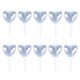 thumbnail image 1 of 6x10 Unids/set Pipetas De Plástico Para Cupcakes Para Decoración De Fiesta De Fresas Corazón 6 piezas, 1 of 8