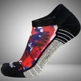 thumbnail image 4 of Zensah Independence Patriotic Socks (No Show) M / USA Flags, 4 of 6