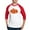 Red/White, variant on CafePress - BBQ King Baseball Jersey - Cotton Baseball Jersey, 3/4 Raglan Sleeve Shirt