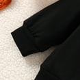 thumbnail image 4 of Toddler Kids Halloween 2Pcs Outfits Baby Bat Print Long Sleeve Sweatshirts+Drawstring Pants Autumn Winter Sets, 4 of 7