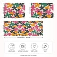 thumbnail image 2 of Yayeee Pillowcase Standard Size Set of 2 Satin Wrinkle Resistant Pillow Case, Pink Floral Blooms, 2 of 8