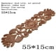 thumbnail image 2 of Flower tallado Apliques de madera natural for muebles Muebles sin pintar Molduras de madera Descalen Estatuilla decorativa, 2 of 6
