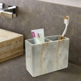 thumbnail image 3 of nu steel Stone Hedge Resin Decorative Toothbrush holder for bathrooms Storage, 3 of 5