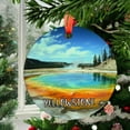 thumbnail image 2 of Yellowstone Christmas Ornament, Ceramic/Acrylic - Yellowstone Pacific Islands Travel Souvenir, Holiday Tree Decoration, Holiday Keepsake 2025, Jetsetter Gift, Commemorative 2025, 2 of 5