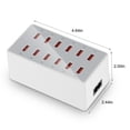 thumbnail image 3 of Station de Charge USB 12 Ports Chargeur USB Universel Multi Port pour Téléphone et Tablette, 3 of 9