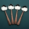 thumbnail image 2 of INOX ARTISANS Ridge Heart Coffee/Dessert Table Spoon 4 Pc. Set, 2 of 4