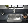 thumbnail image 4 of KOHLER Tournant Semi-Professional Pull-Down Kitchen Sink Faucet, Commercial Kitchen Faucet with Pull Down Sprayer, 77515-VS, Vibrant Stainless, 4 of 7