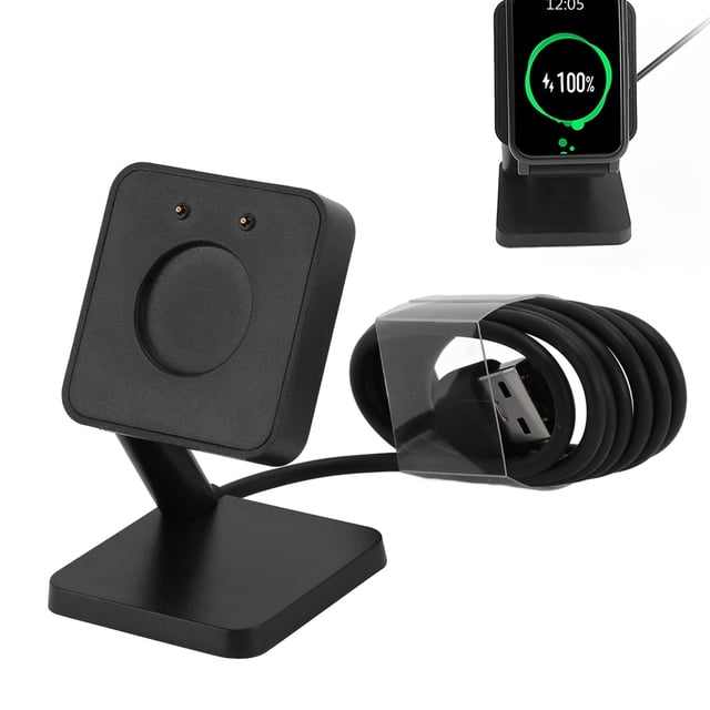 Watch Charging Stand, Smart Bracelet Charger Dock Stable and Reliable Accurate Fitting Comfortable View Angle Portable Design for Watch Fit 2 Fit Mini