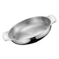 thumbnail image 5 of LEORX Versatile Stainless Steel Cooking Pan Metal Wok for Home Kitchen, 5 of 6