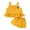Yellow, variant on Cathalem Fashion Clothes for Children Toddler Baby Girl Clothes Top+Shorts Outfits Set For Spring Summer(Yellow,10)